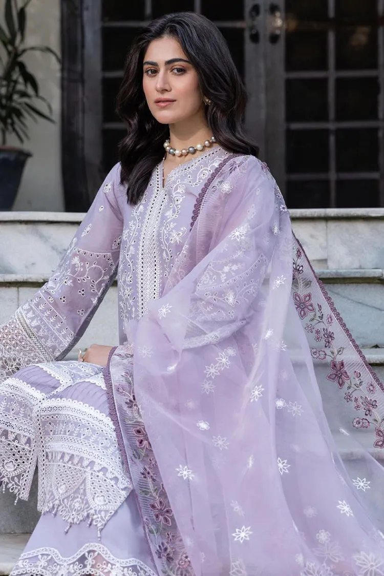 02 LILAC FLORINE Bahaar Embroidered Lawn Collection