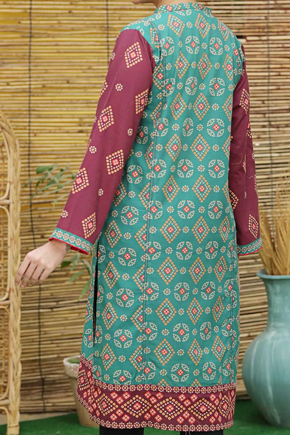 1 PIECE DIGITAL PRINT KURTI | DPKHK-05