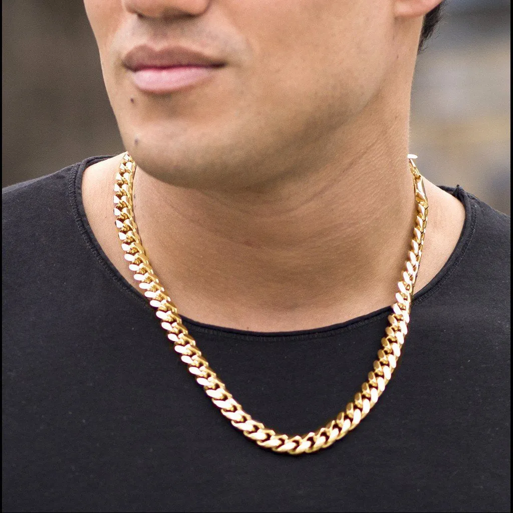 11mm Gold Cuban Link Chain