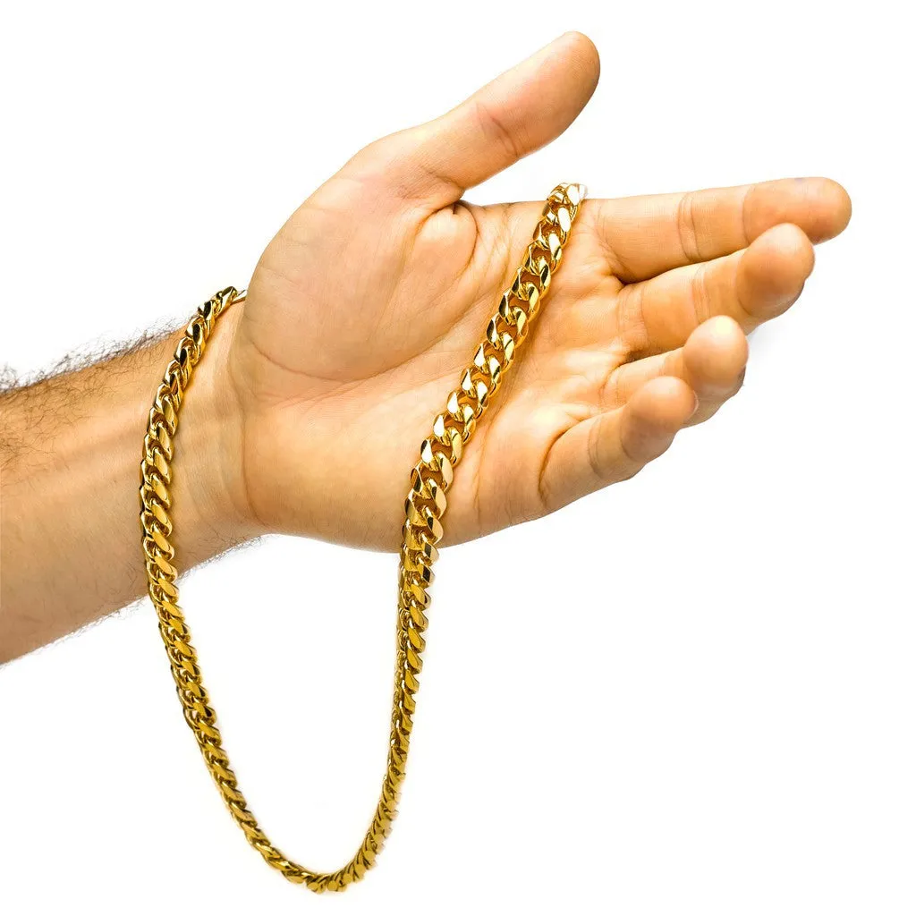 11mm Gold Cuban Link Chain