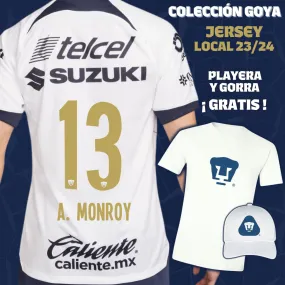 13 Pablo Monroy - Colección Goya Hombre - Jersey Local   Playera y Gorra de Regalo