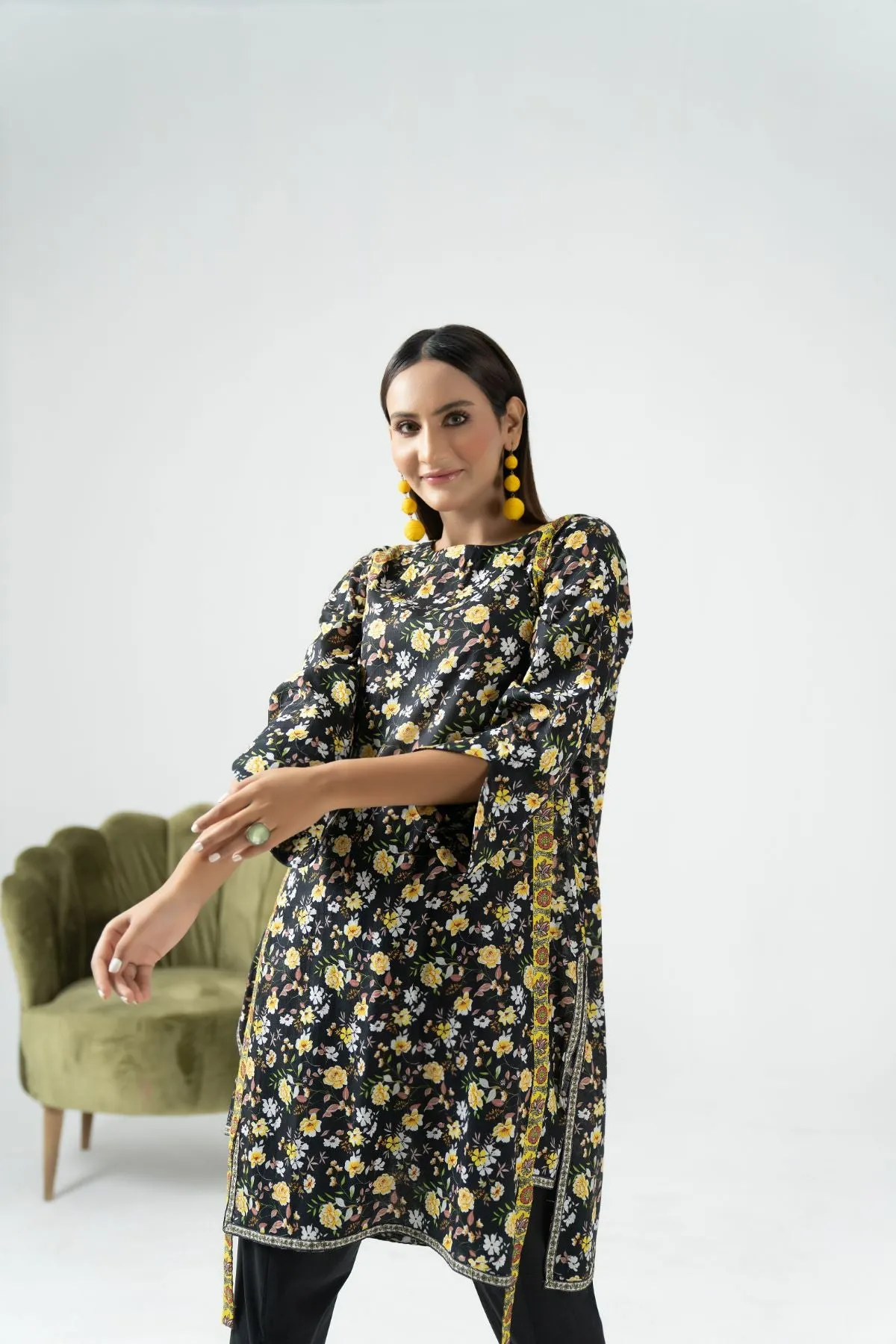 1PC Capital Kurti  2309