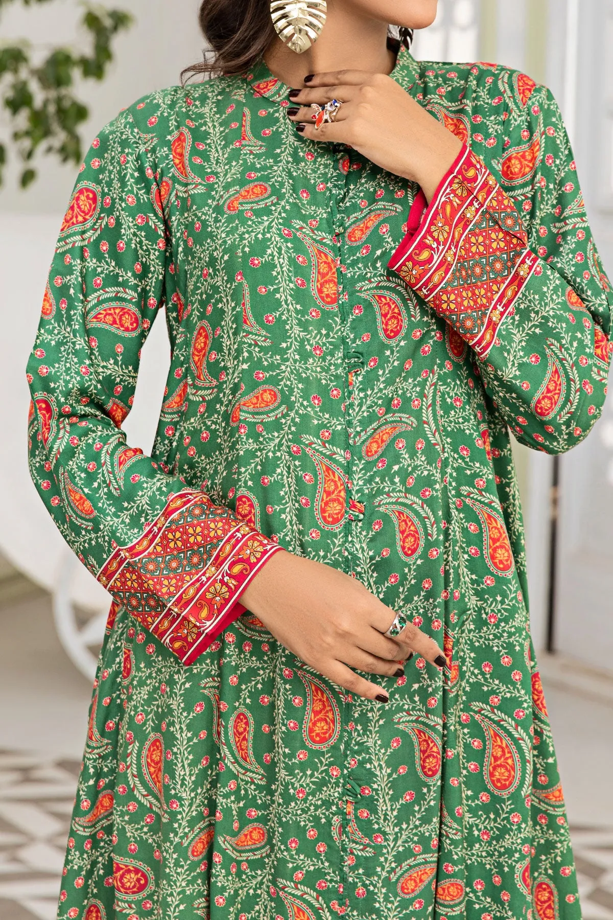 1PIECE DIGITAL PRINT LINEN KURTA  | DPLK-55