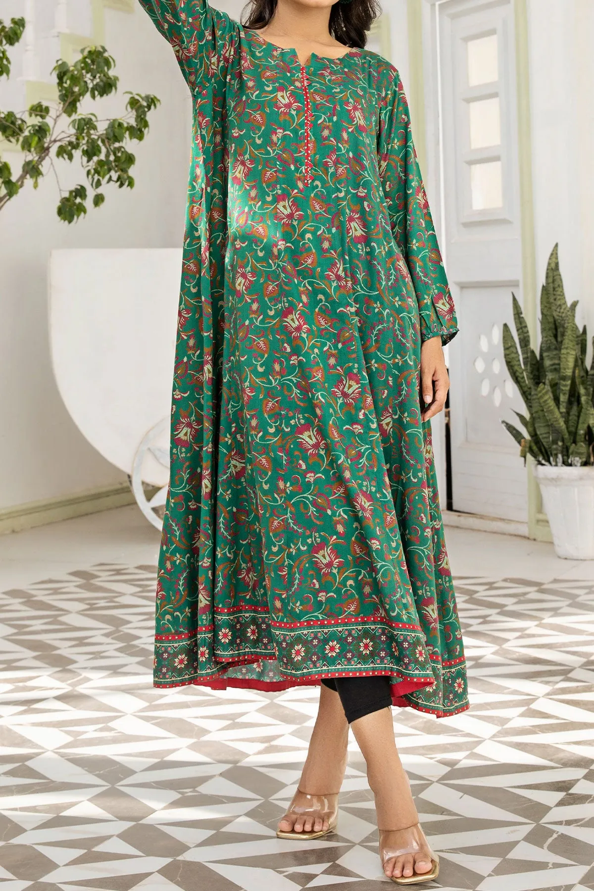 1PIECE DIGITAL PRINT LINEN KURTA  | DPLK-63