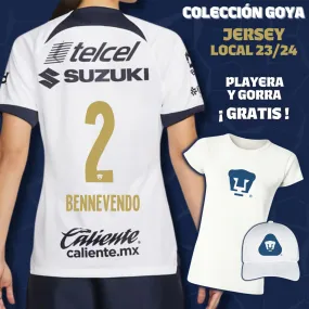 2 Pablo Bennevendo - Colección Goya Mujer - Jersey Local   Playera y Gorra de Regalo