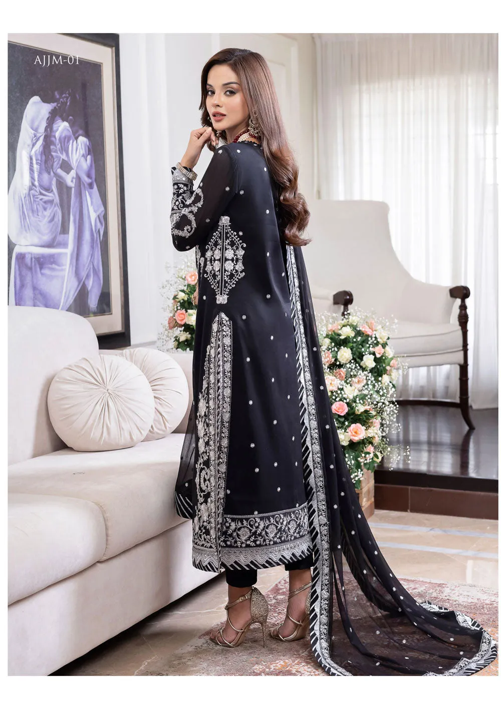 AJJM-01 Unstitched Jhilmil by Asim Jofa