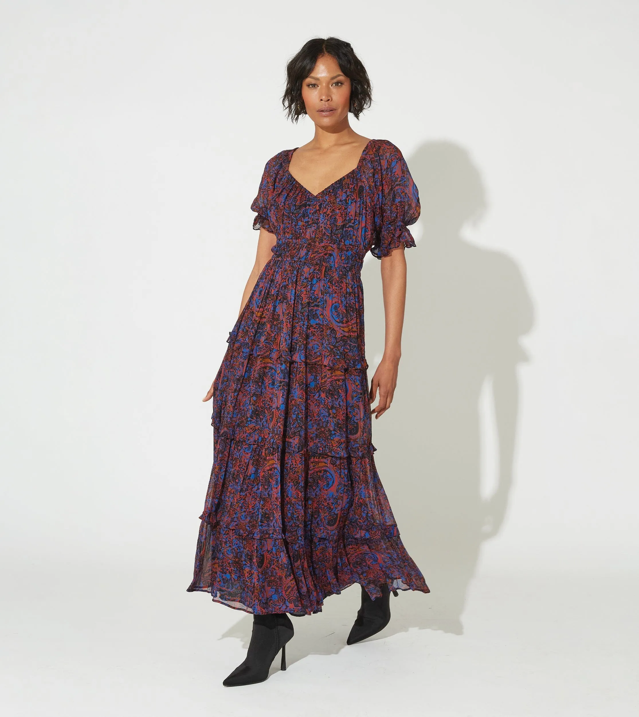 Alessia Midi Dress | Retrograde Paisley