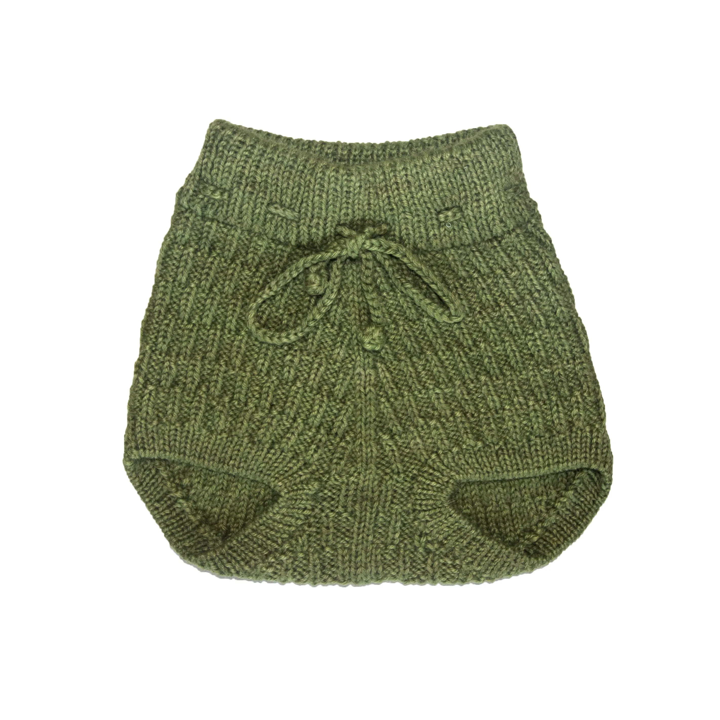 Alpaca Caterpillar Shorts - Plant Dyed