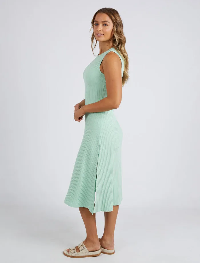 Amelie Rib Dress (Fresh Mint)