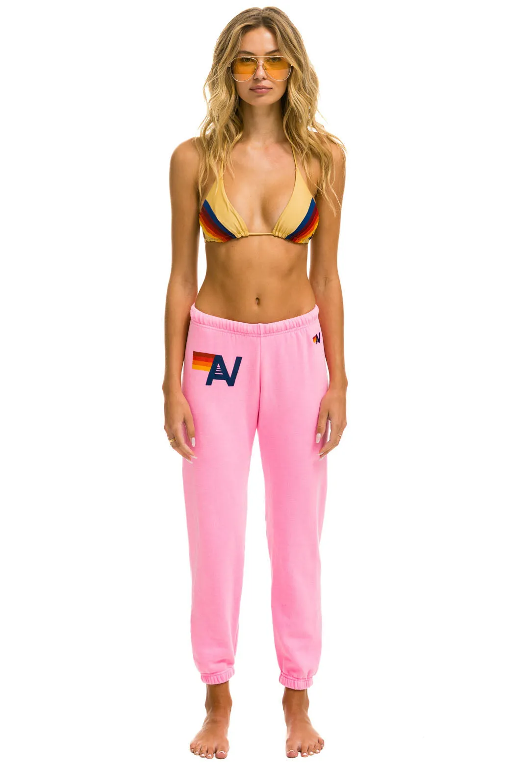 AVIATOR NATION Neon pink SWEATPANTS