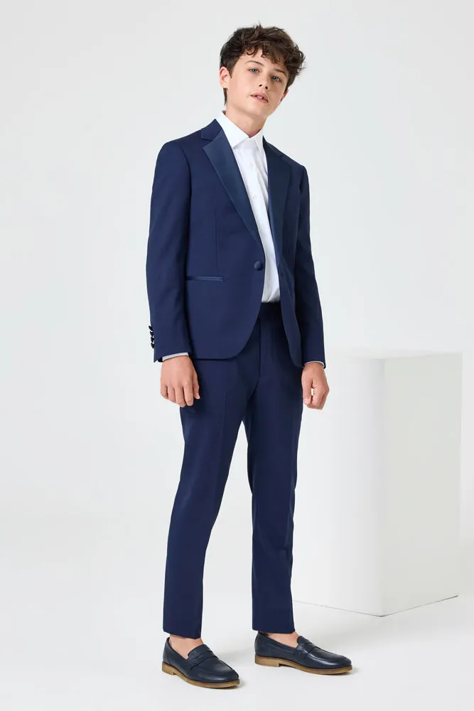 Axel 2 Piece Tuxedo - Navy Wool Stretch