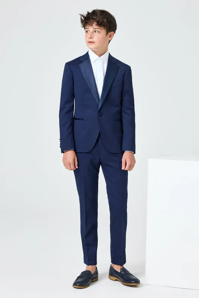 Axel 2 Piece Tuxedo - Navy Wool Stretch