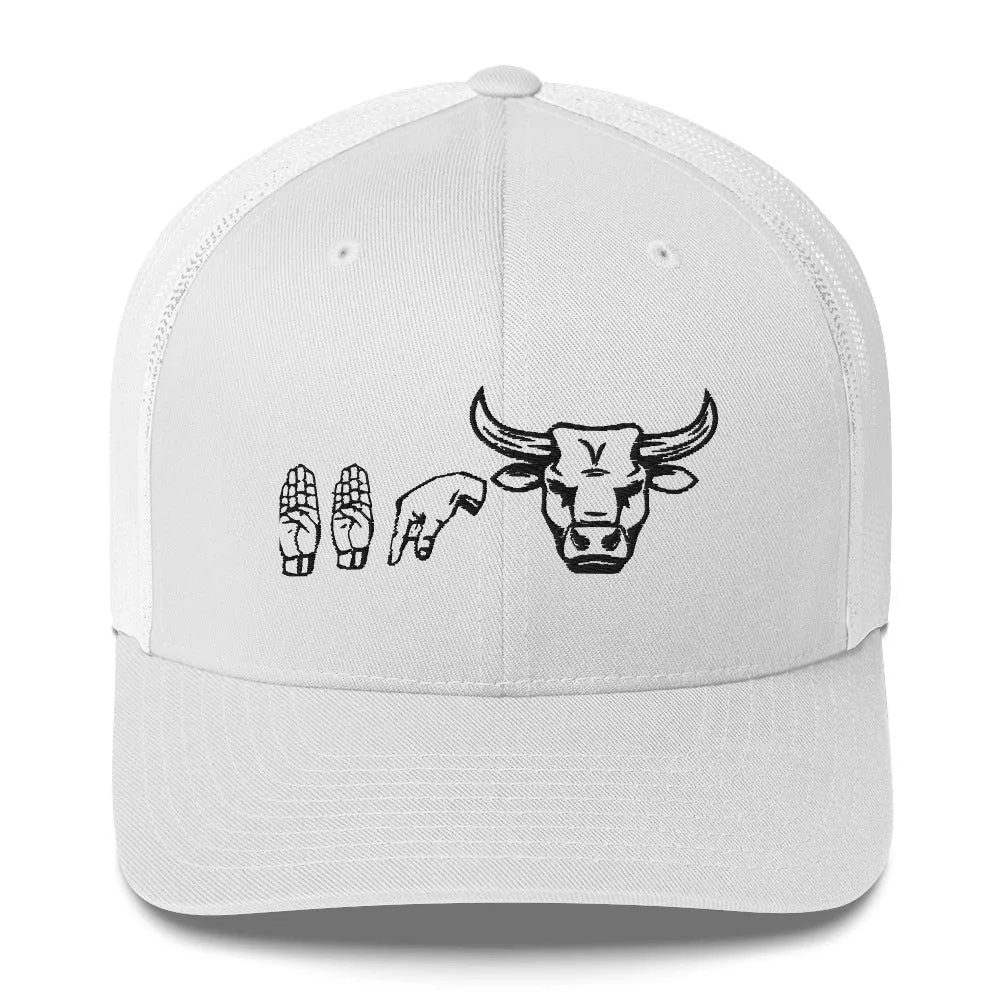 BBQ Beef Sign Trucker Cap