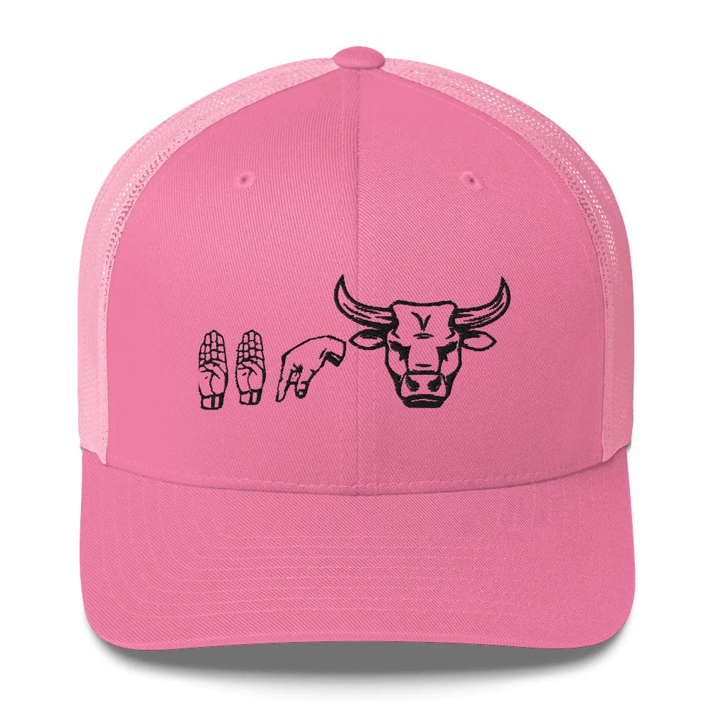 BBQ Beef Sign Trucker Cap