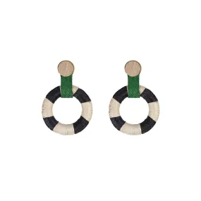 Black & Natural Maguey Earrings