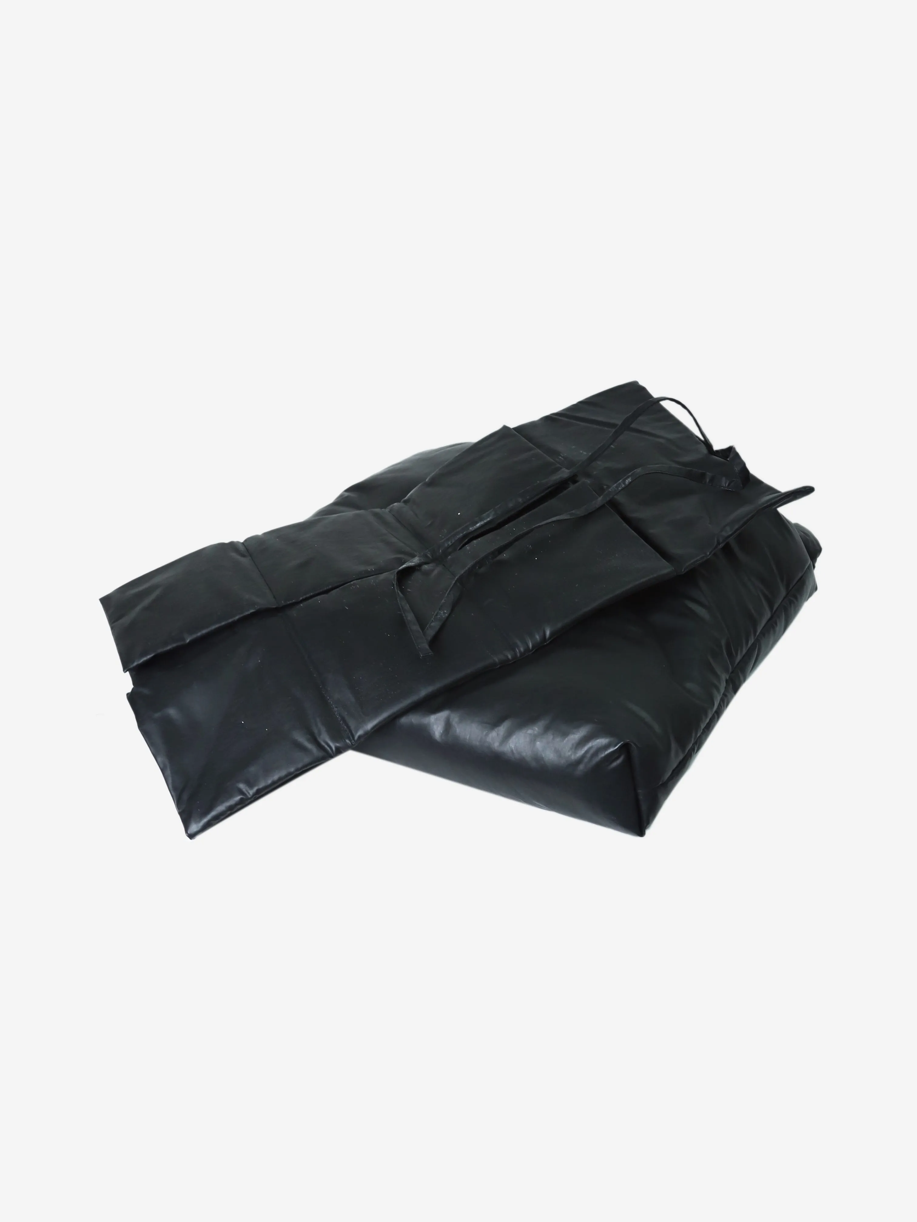 Black large puffer bag