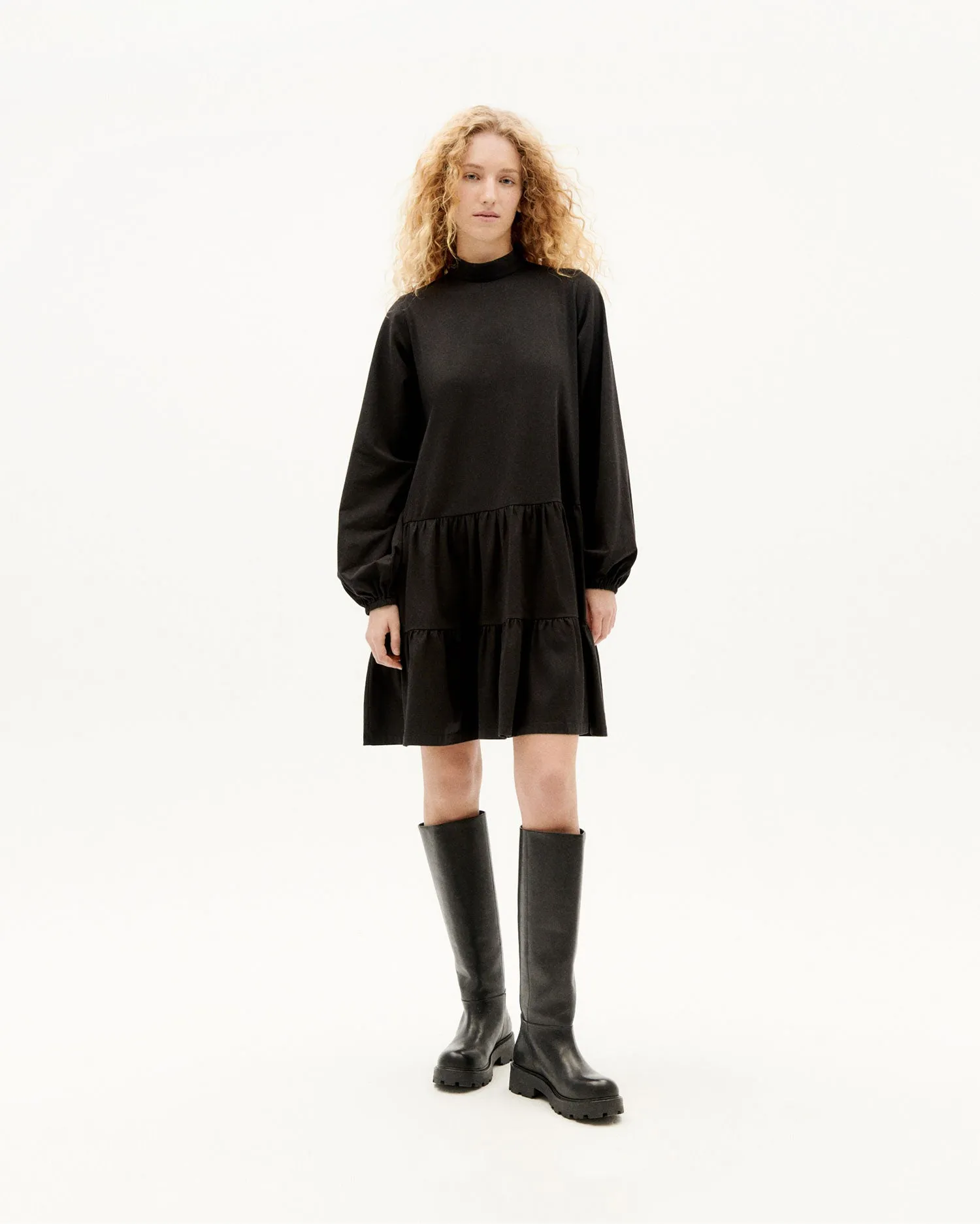 Black Liliana Dress Organic Cotton