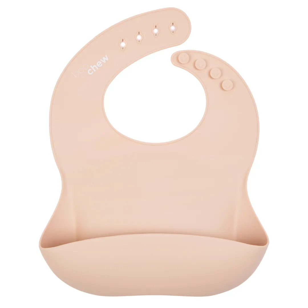 Boo Chew Silicone Bib - Oat