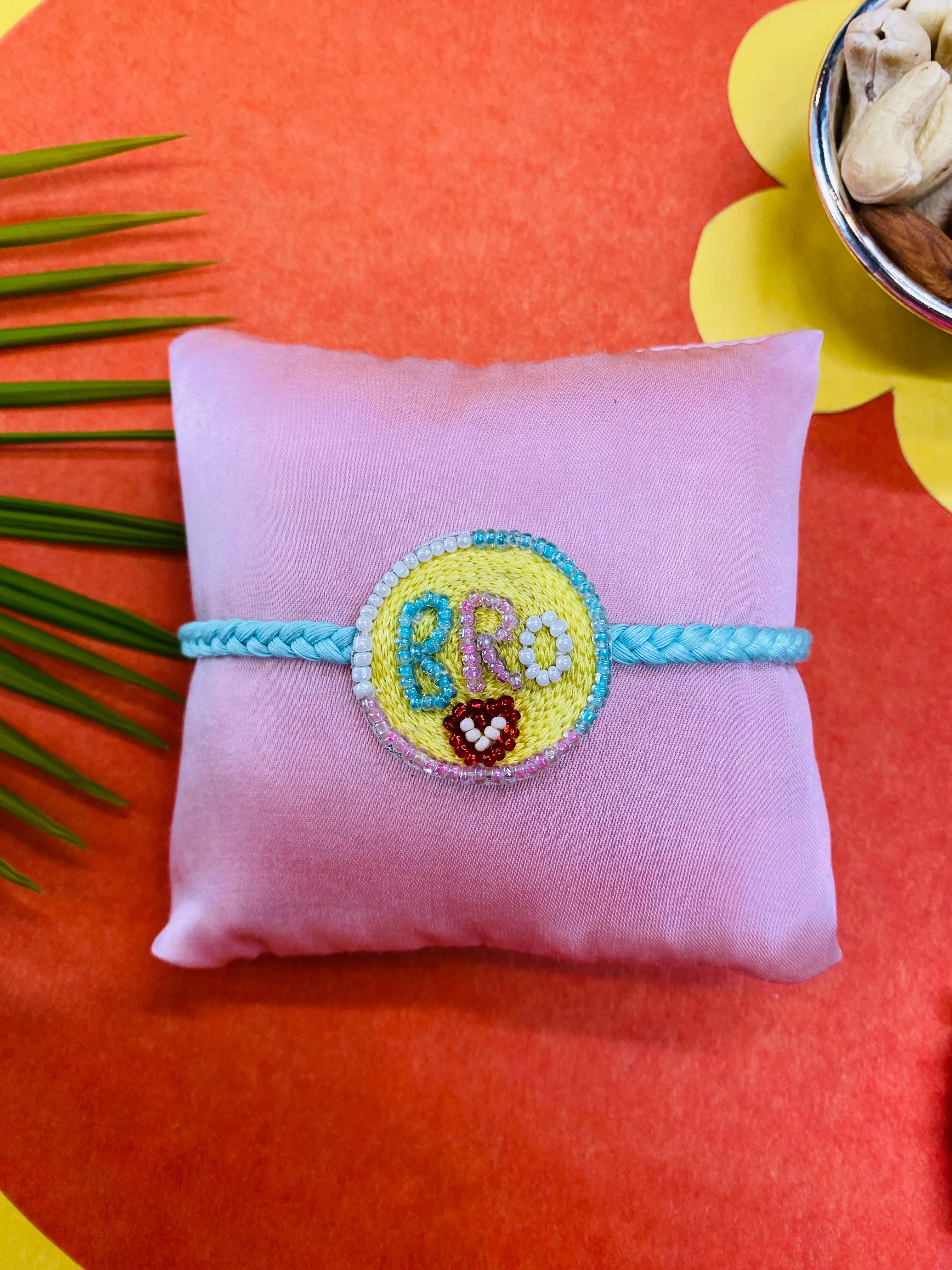 BRO Embroidered Rakhi