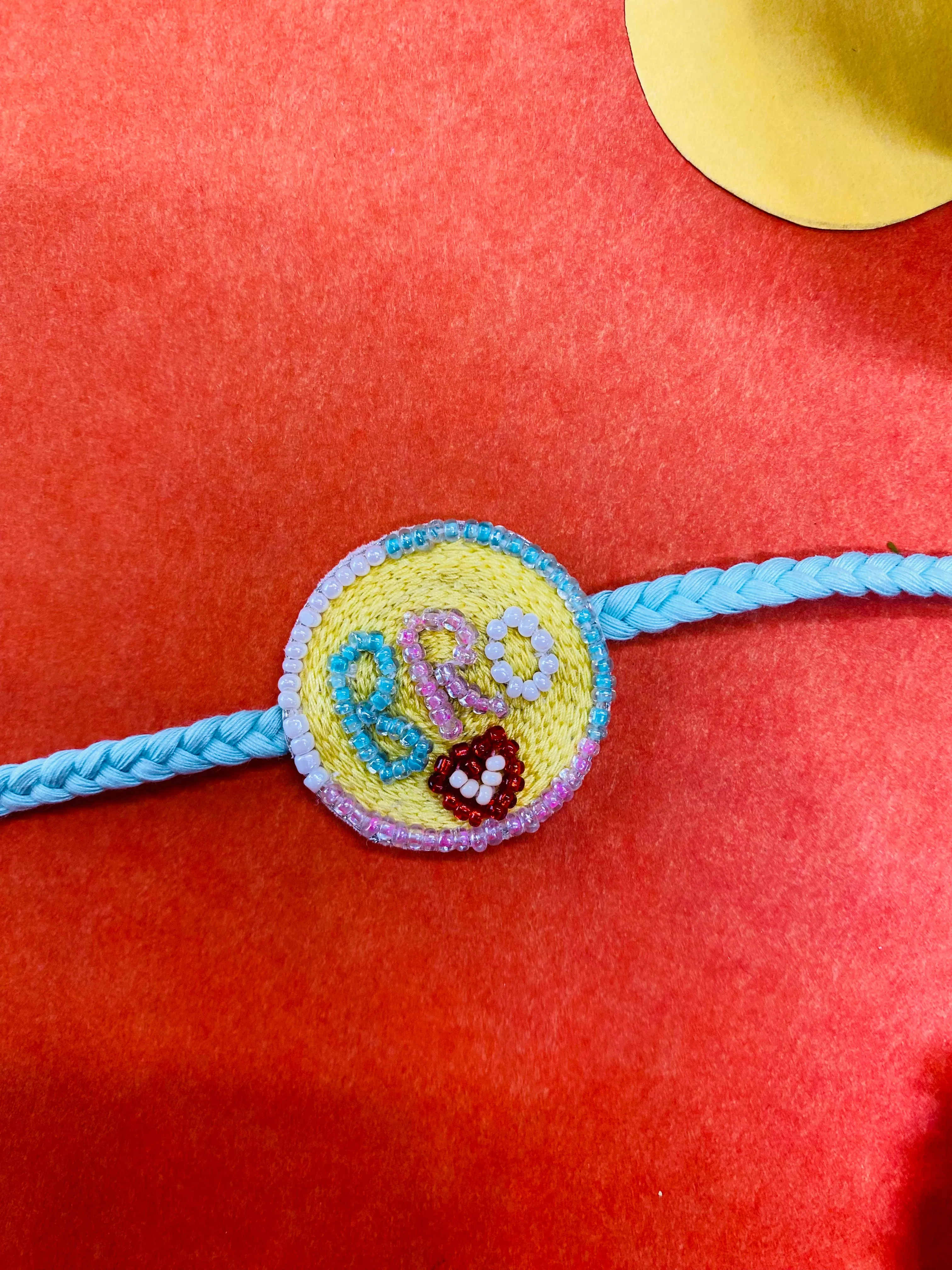 BRO Embroidered Rakhi