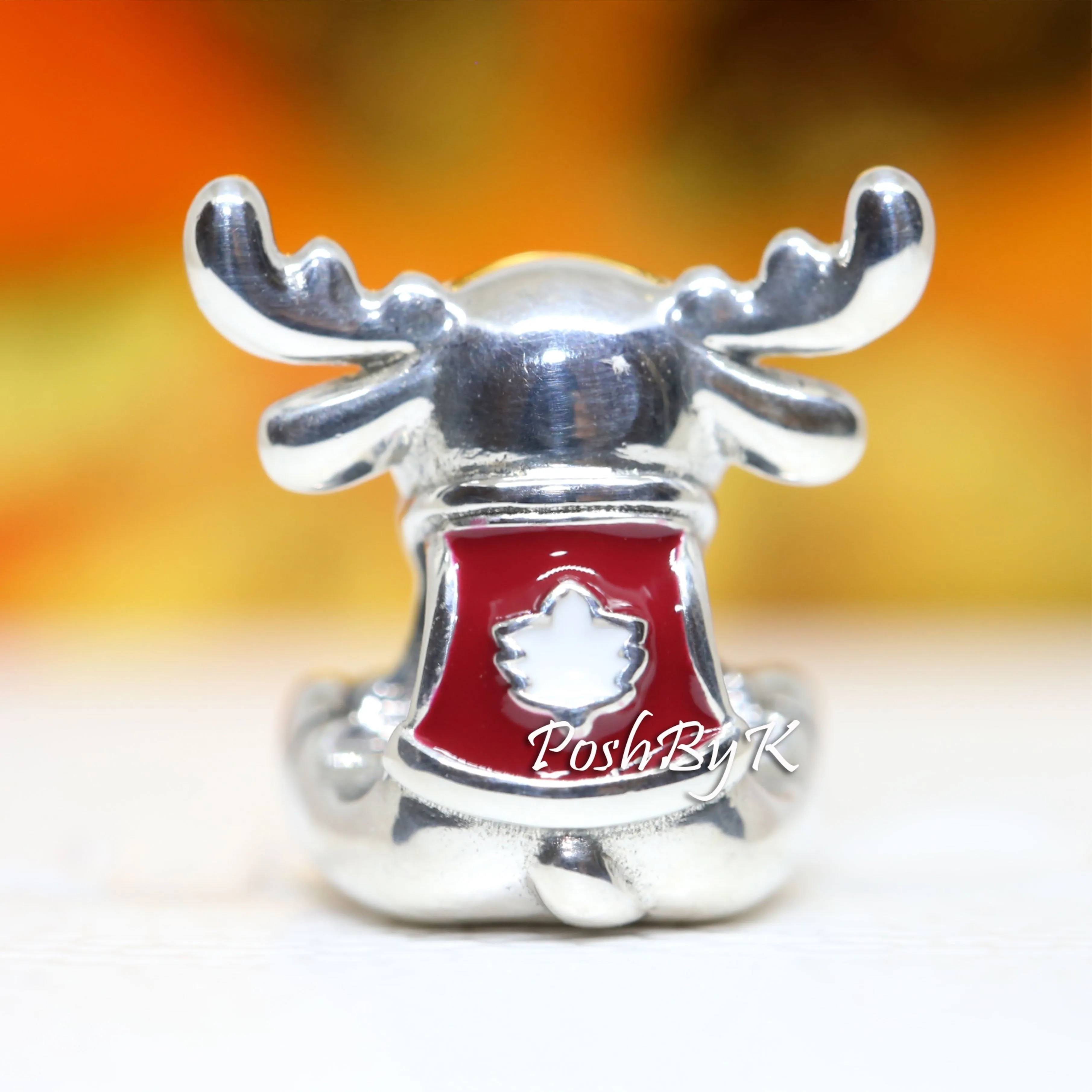 Canada Moose Maple Leaf Charm 798931C01