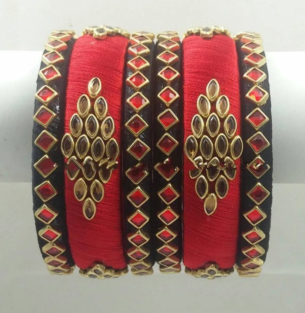 Classy Silk Thread Women's Bangles