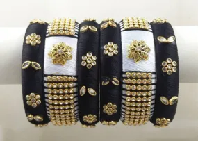 Classy Silk Thread Women's Bangles