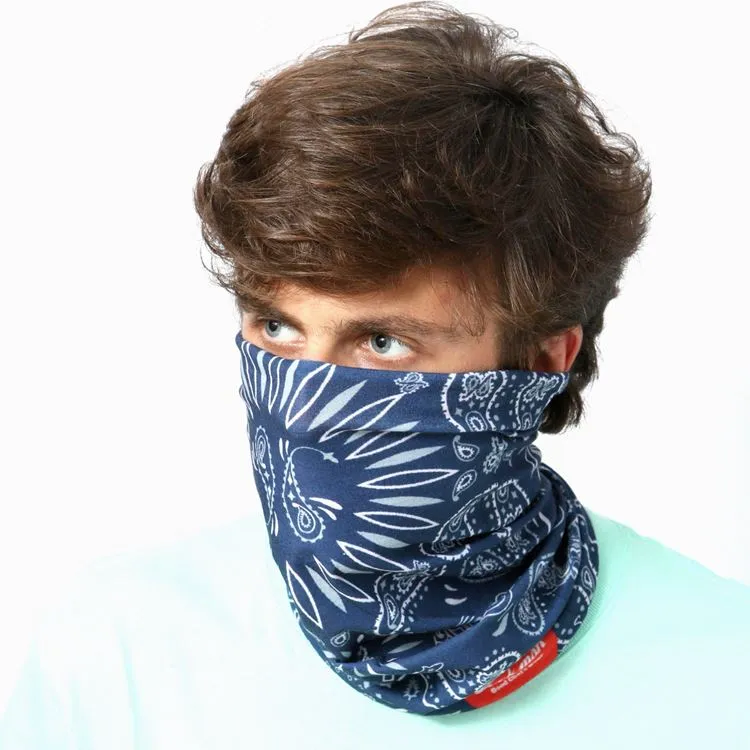 Cookman Chef's Scarf - Paisley : Navy