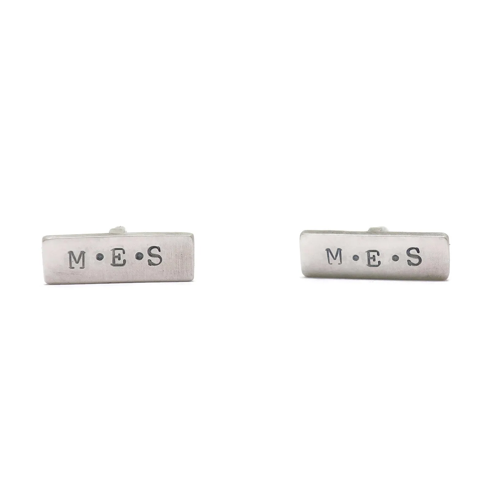 custom initials cufflinks