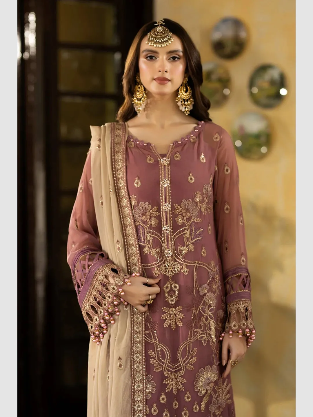 Deluxe Embroidered Chiffon