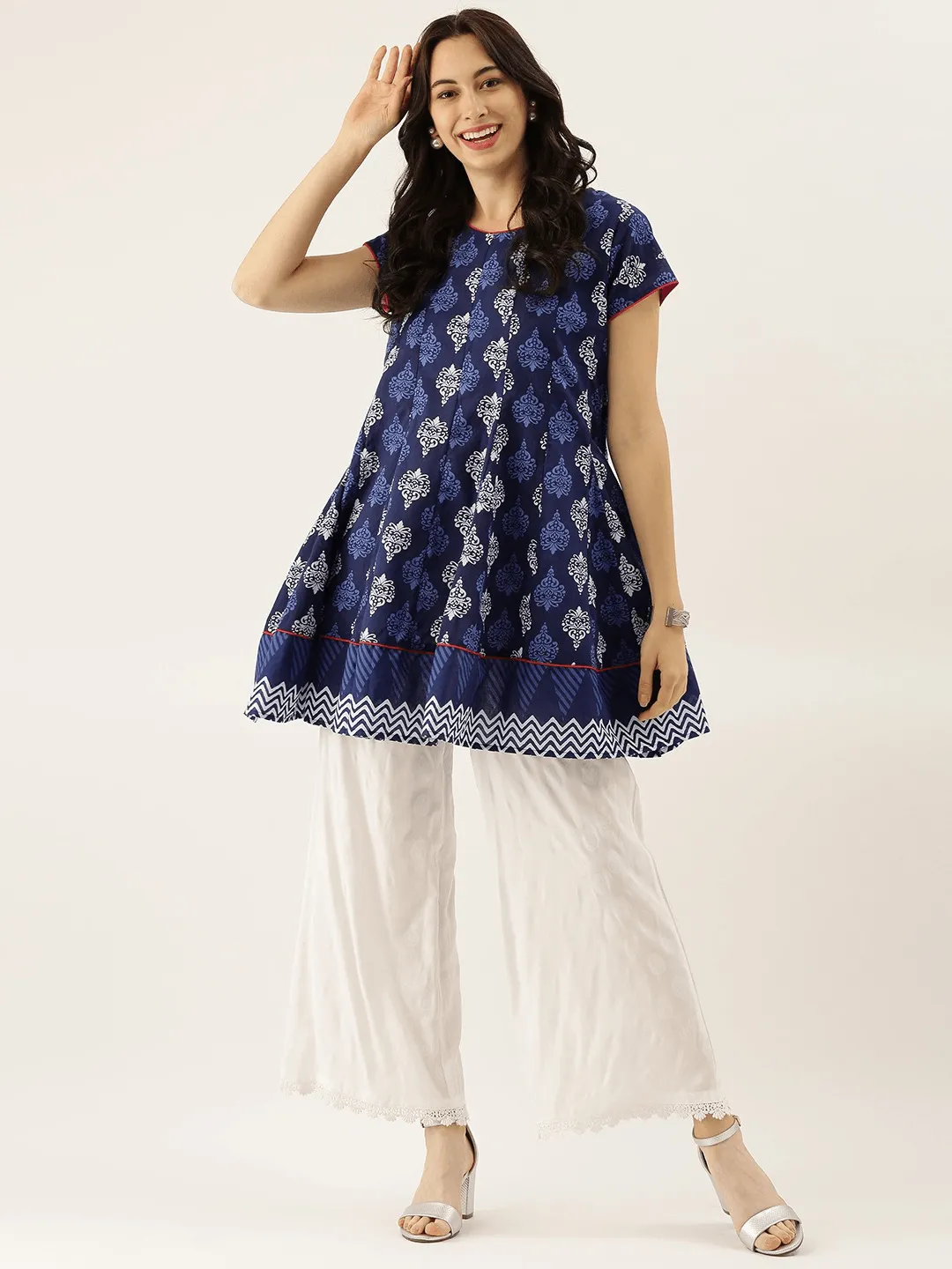 Divena Indigo Short Kurti