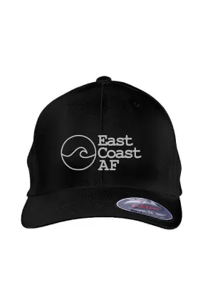 East Coast AF Logo FlexFit Cap (Gray)