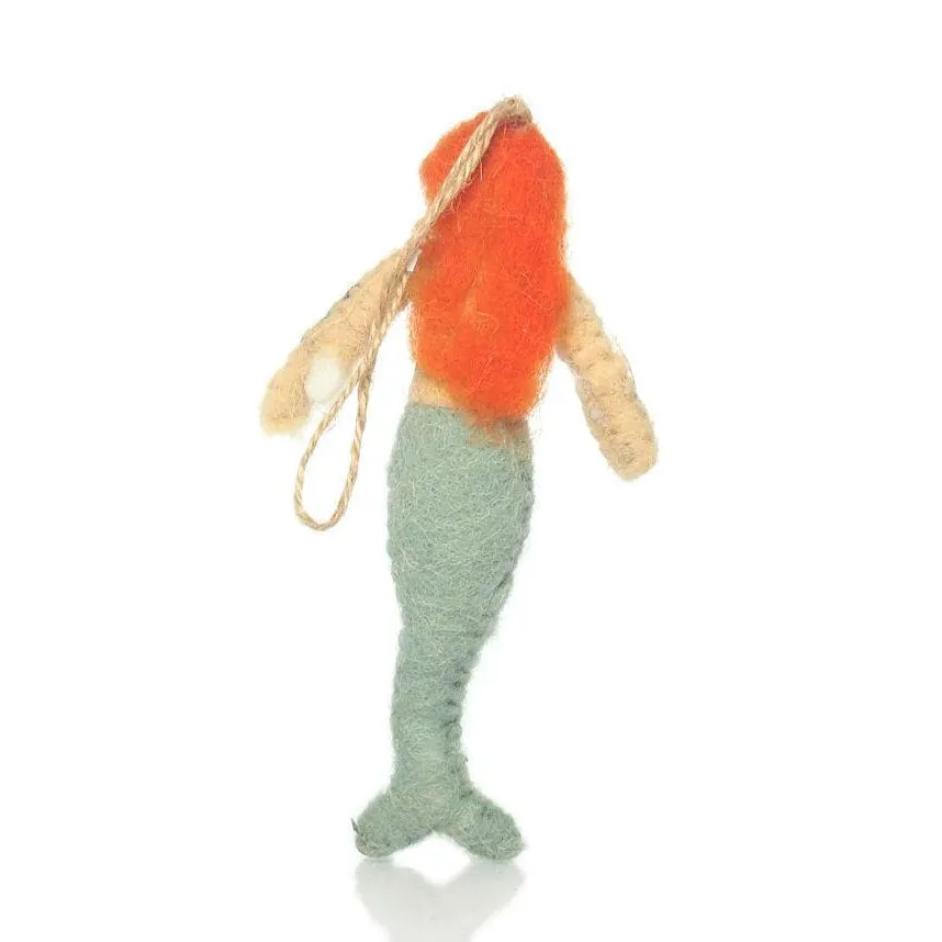 Fabric Mermaid Ornament