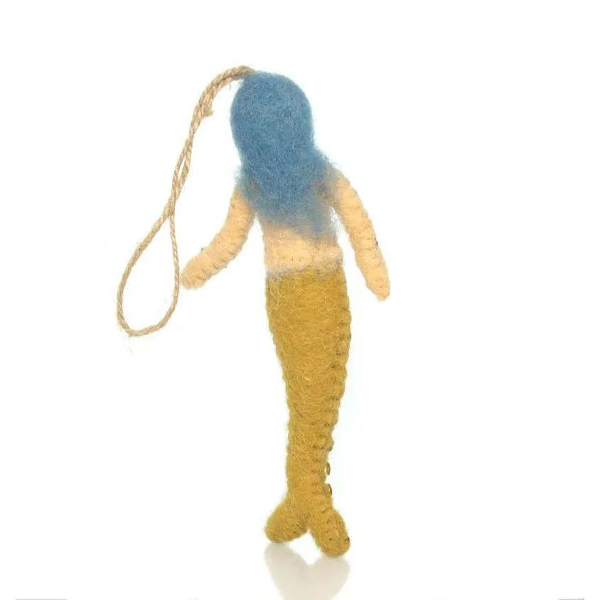 Fabric Mermaid Ornament