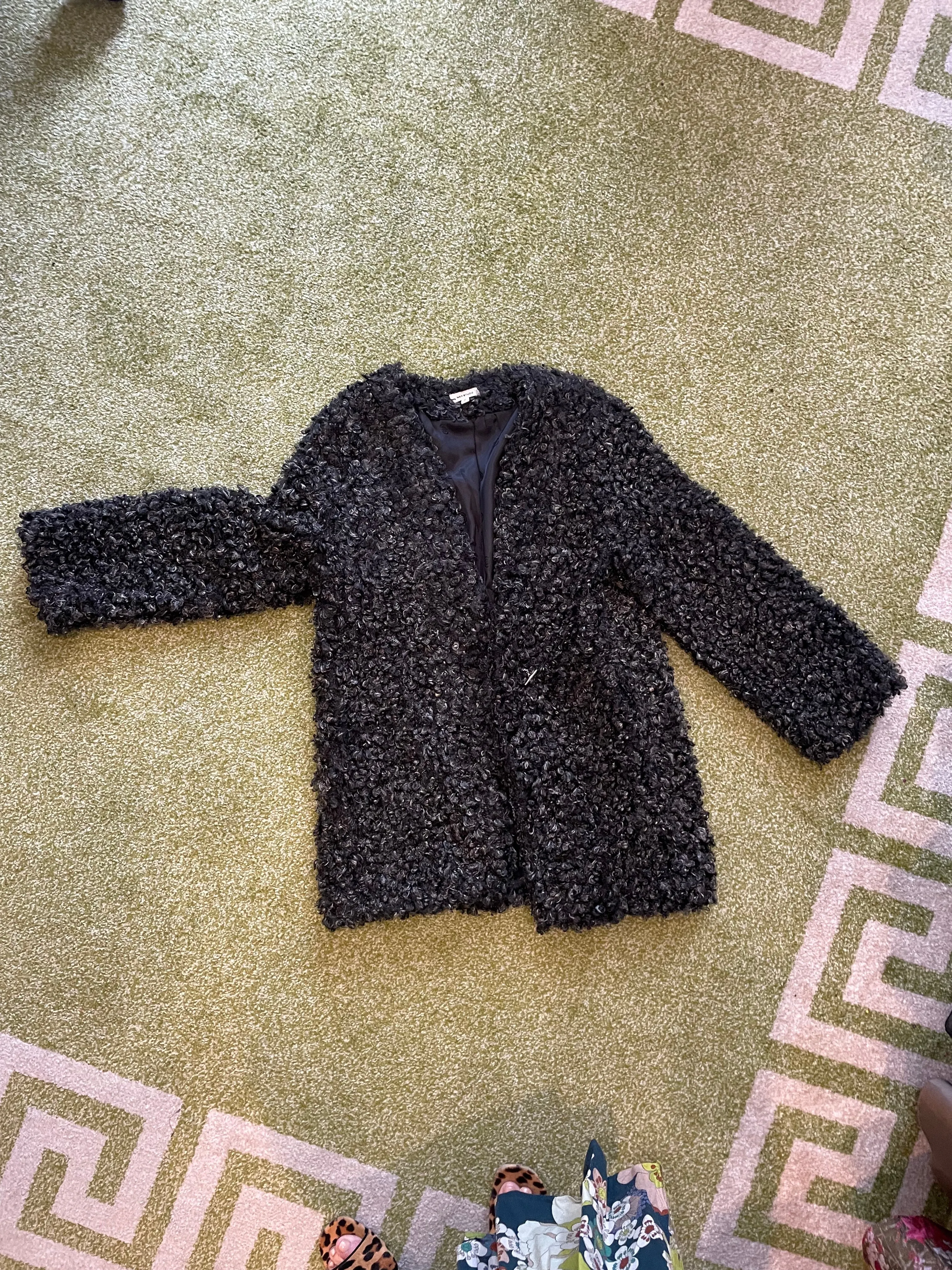 Faux Persian Lamb Coat