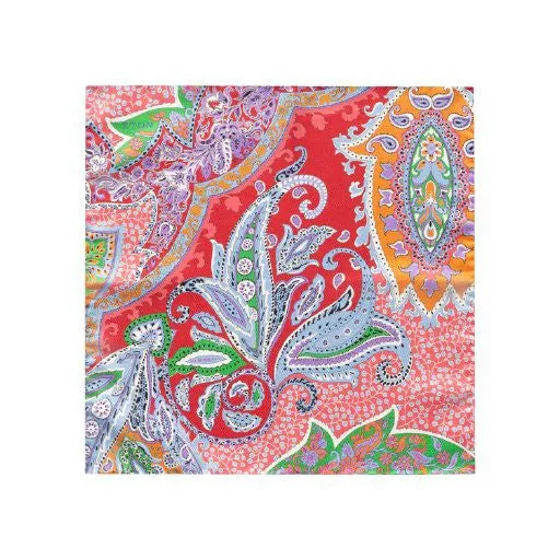 Floral/Paisley Print Pocket Square