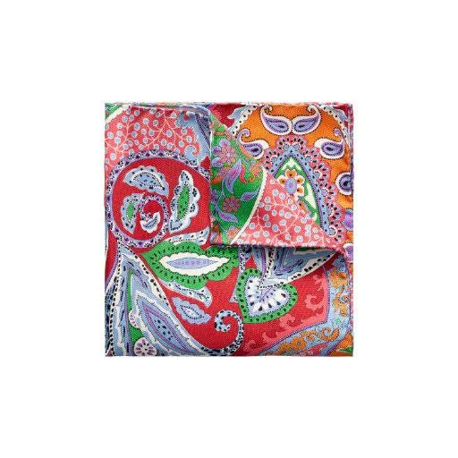 Floral/Paisley Print Pocket Square