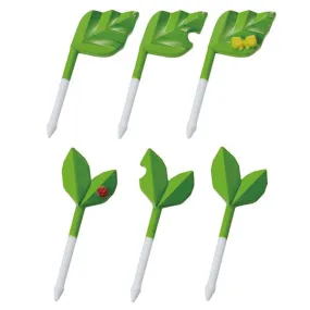 Garden Leaves Food Picks - Set D