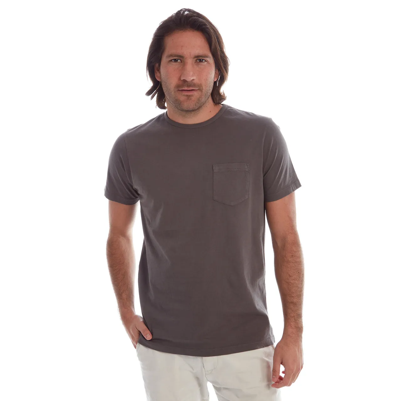 Gavin Garment Dyed Tee Choco