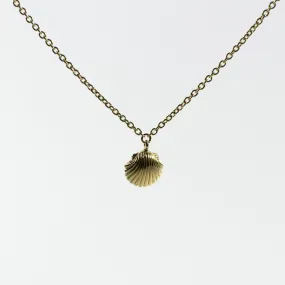 Gold Vermeil Shell Necklace