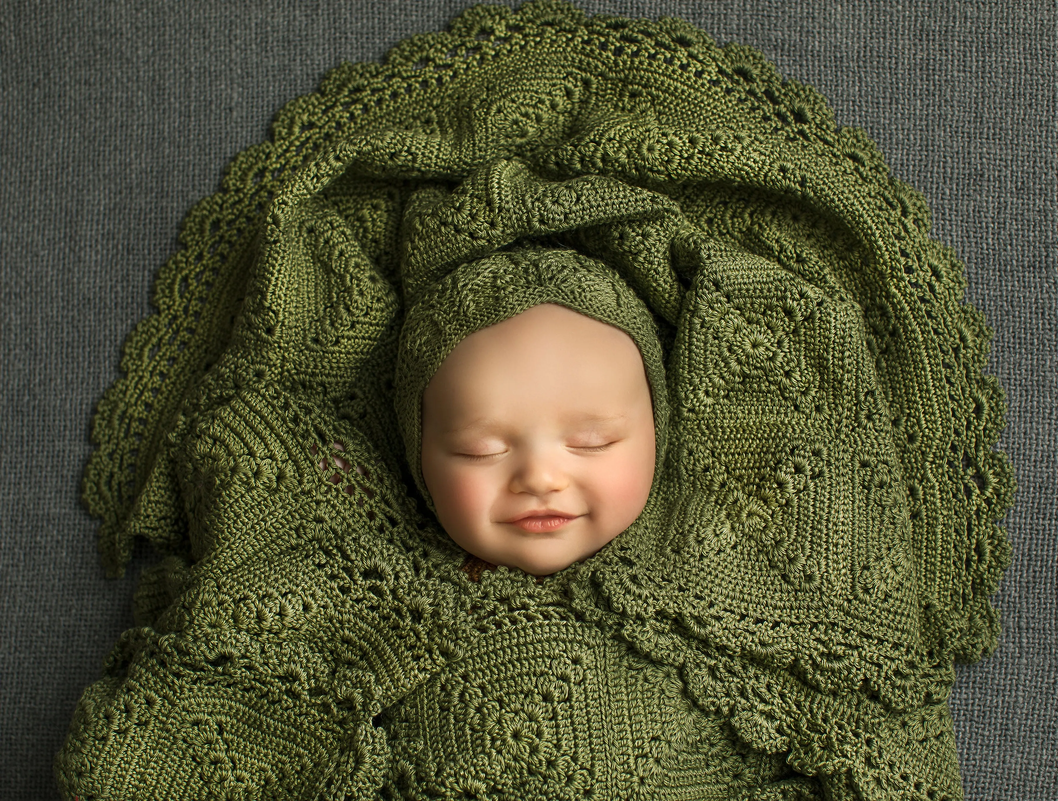 Granny Square Blanket - Earth Colours