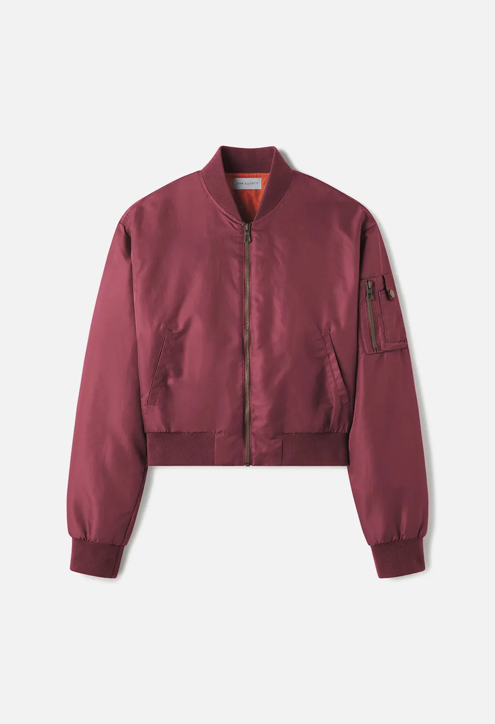 Hunter Cropped Bomber / Burgundy