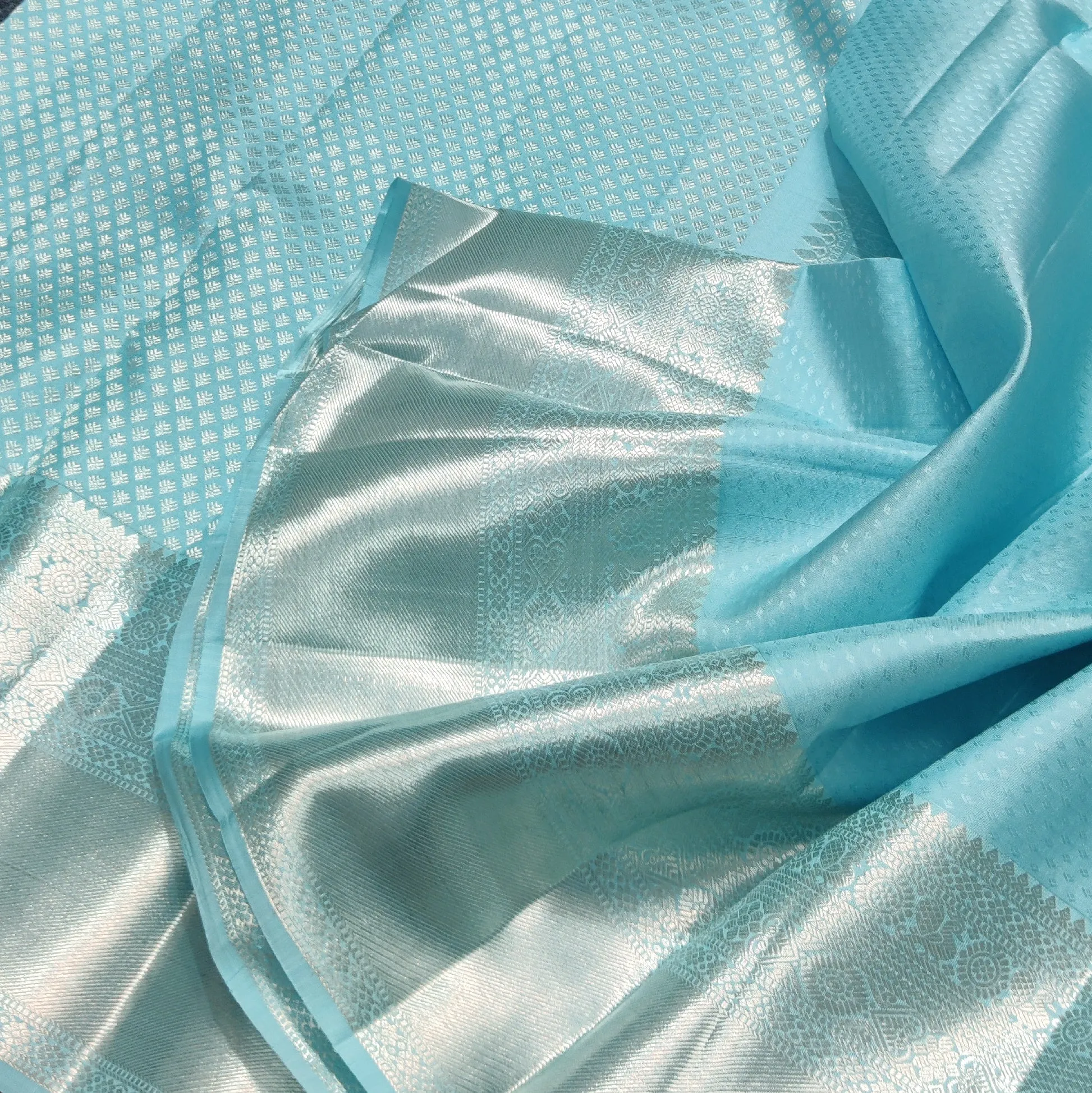 Kanchipure Pastel Saree - KMP13