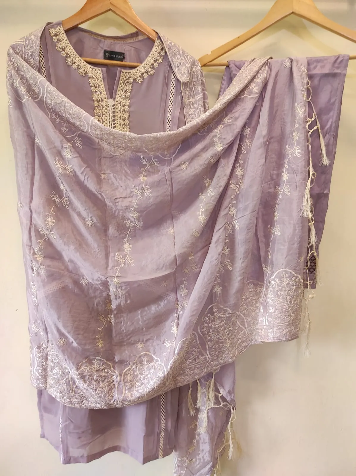 Lavender Kurta Set