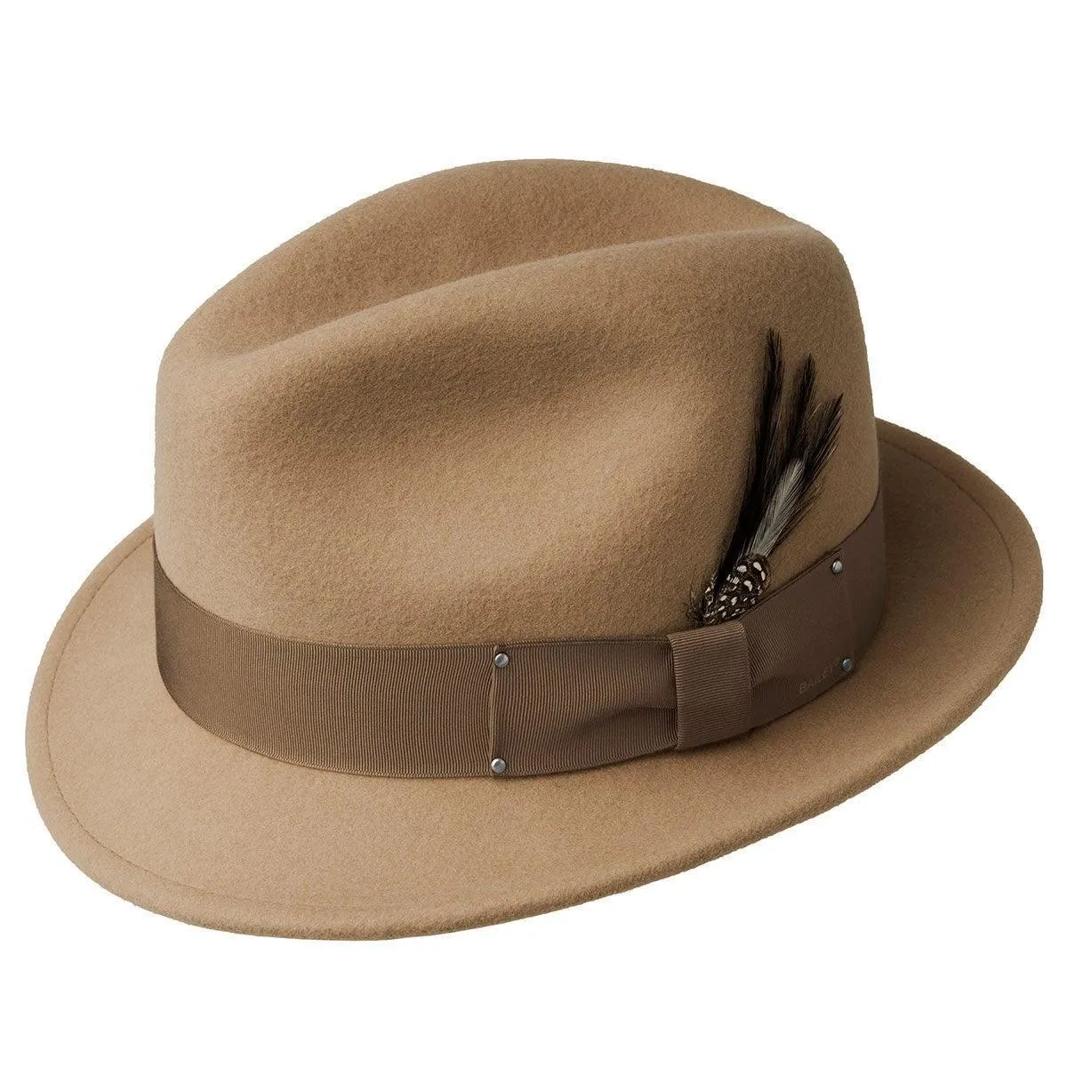 Men's Fedora Hat -Tino by Bailey of Hollywood Color Camel