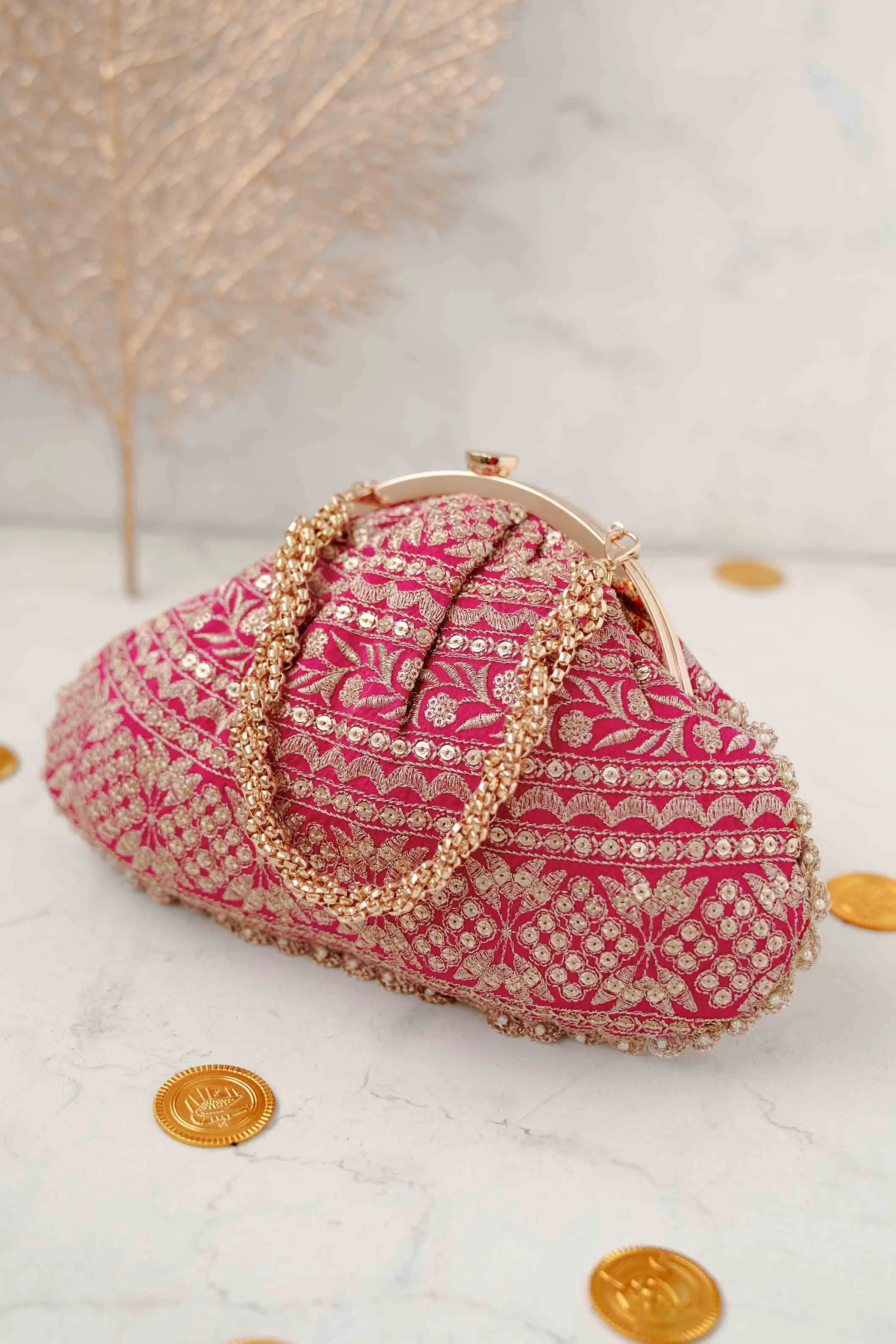 Mirai Vintage Purse - Pink