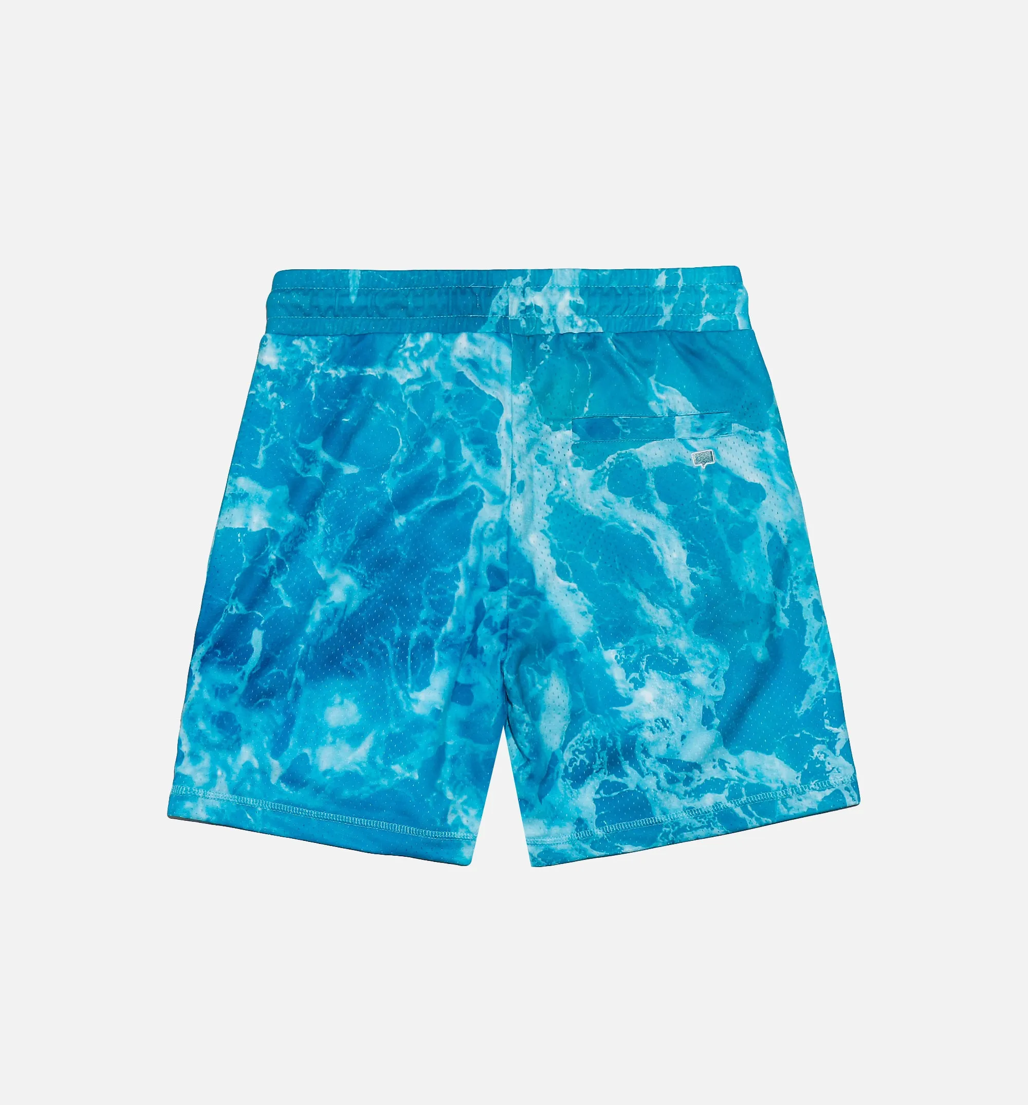 Monogram Wave Mesh Short Mens Short - Blue/Light Blue