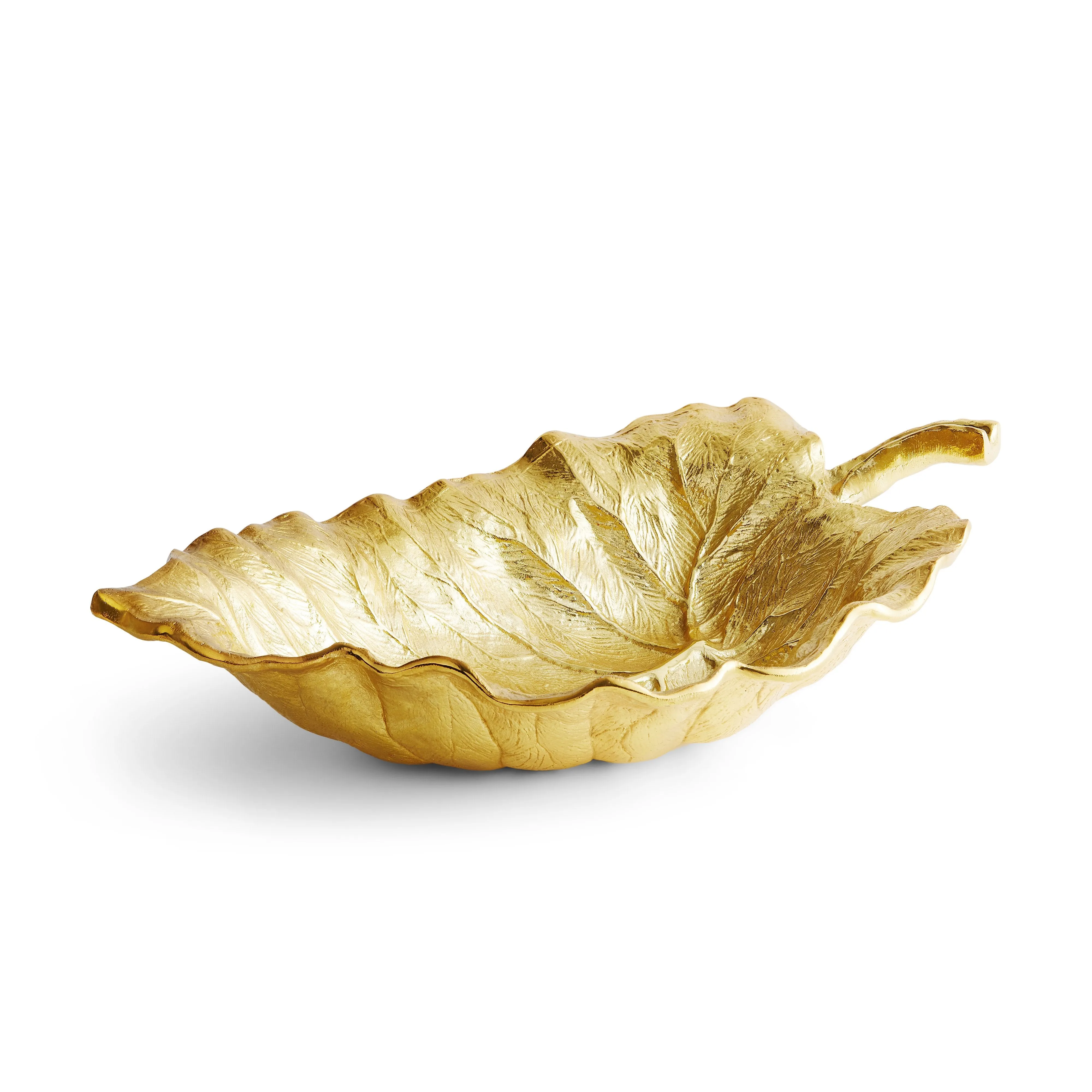 New Leaves Elephant Ear Large Serving Bowl