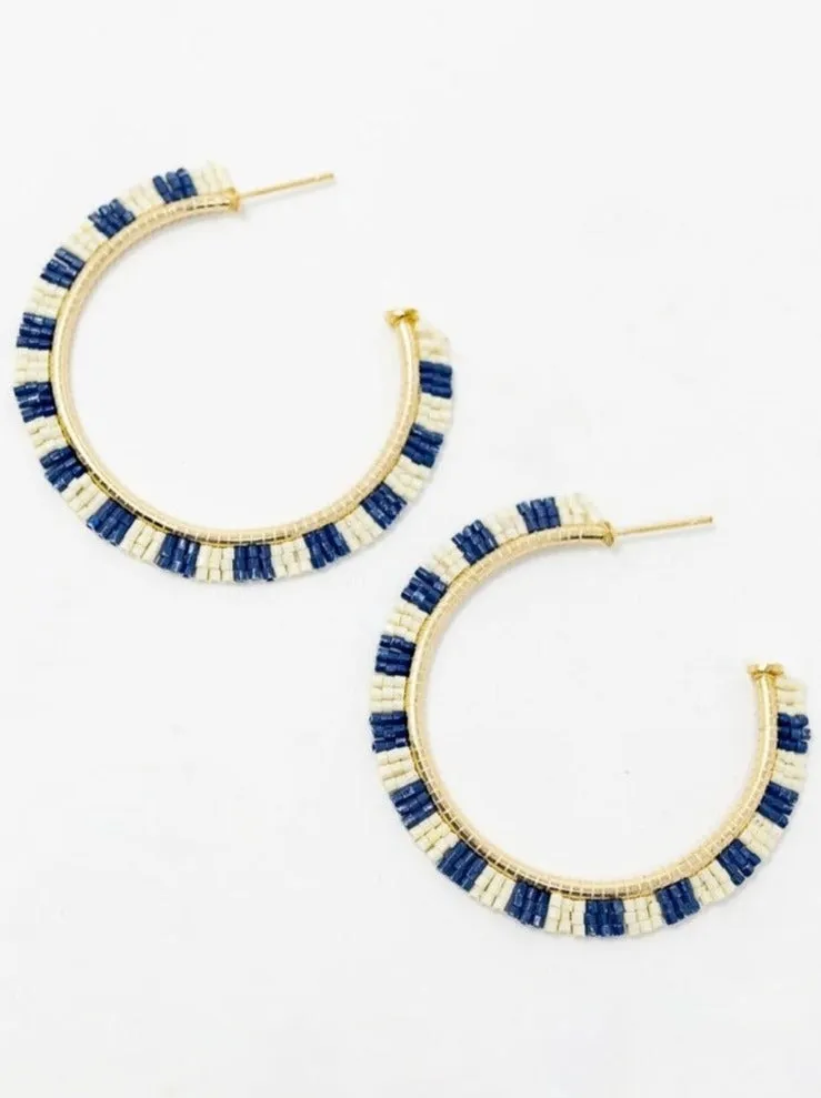 Nora Checkered Hoops