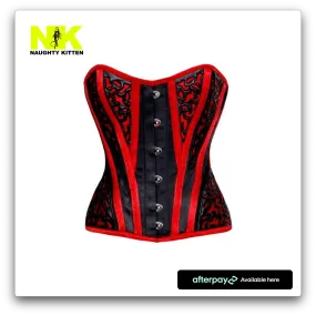 Ophelia Red & Black Corset